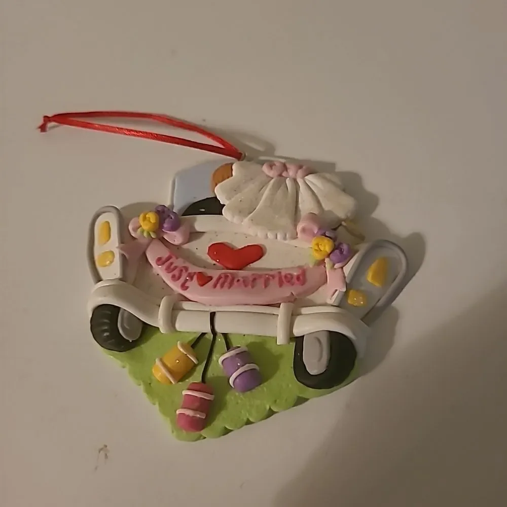 Just Married Ornament
